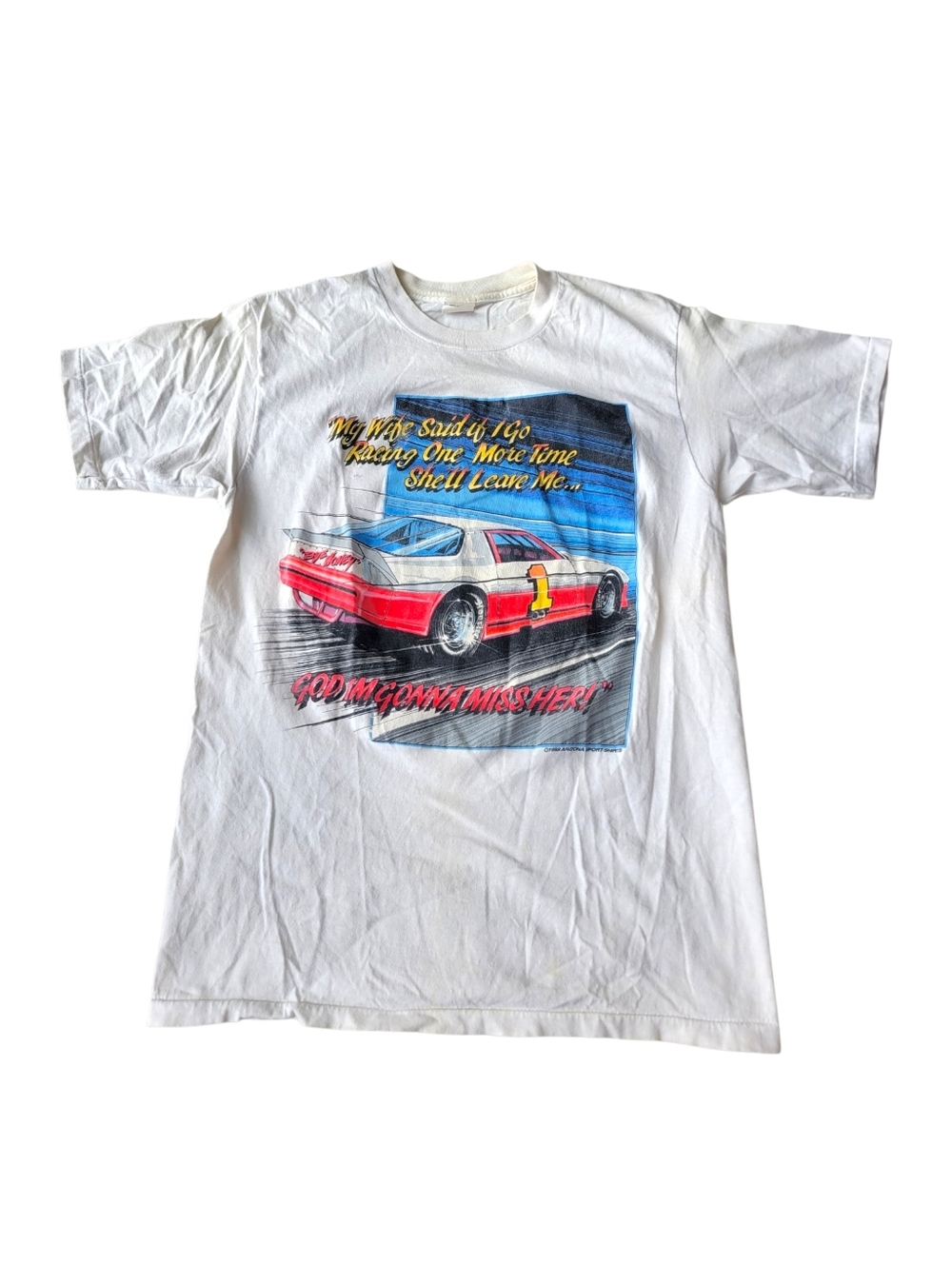 Vintage 80s Colorado National Speedway Tshirt Single Stitch Size Large